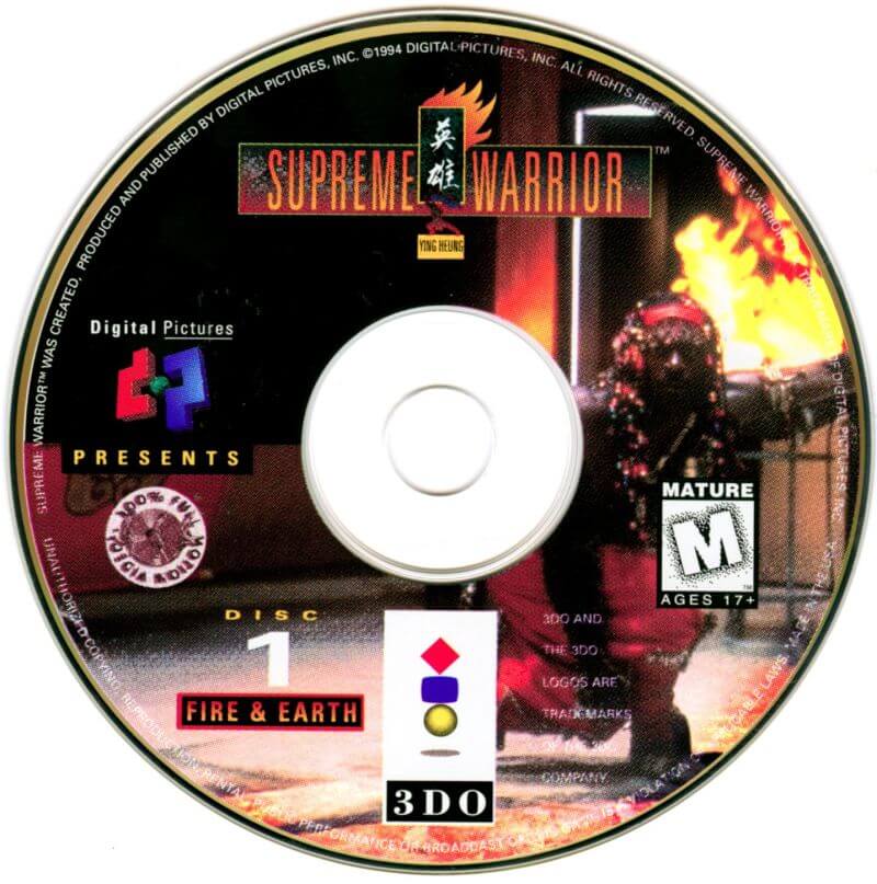 Лицензионный диск Supreme Warrior для 3DO